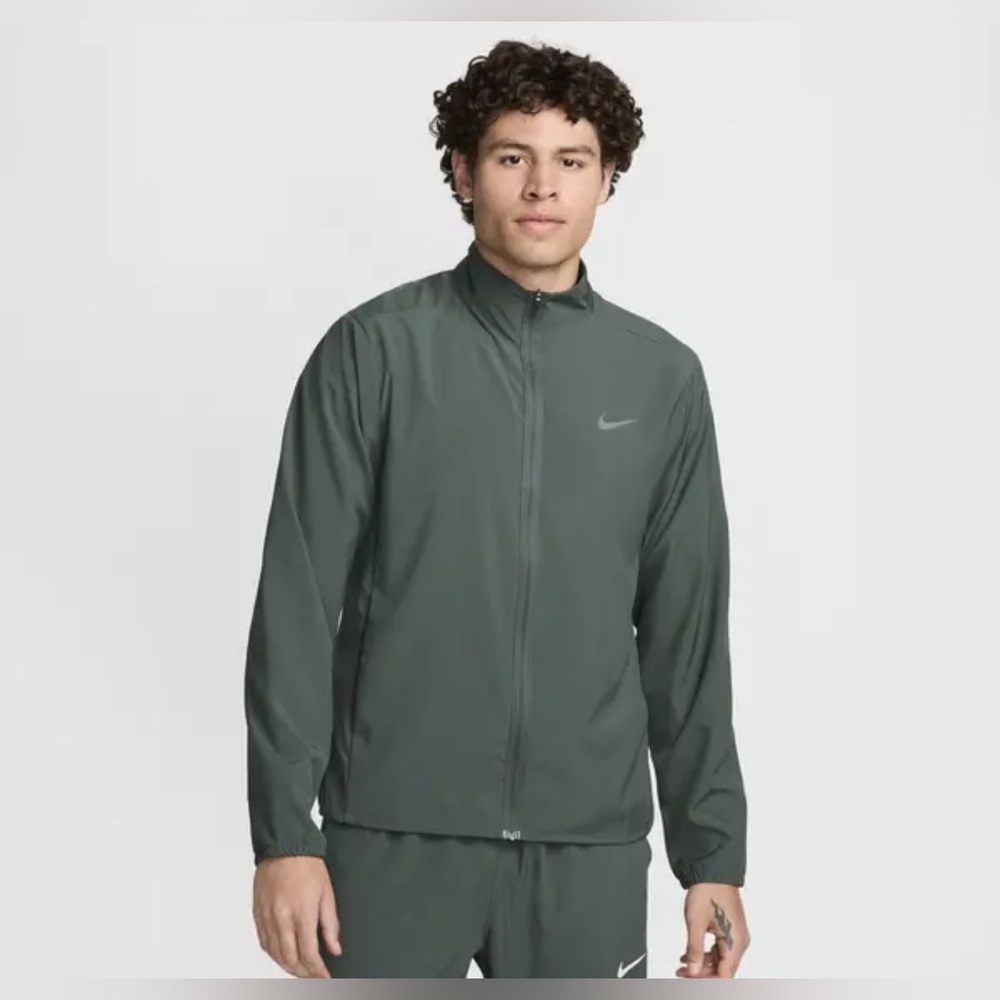 New Nike Men’s Knit Training Full Zip Jacket Size Xl Green